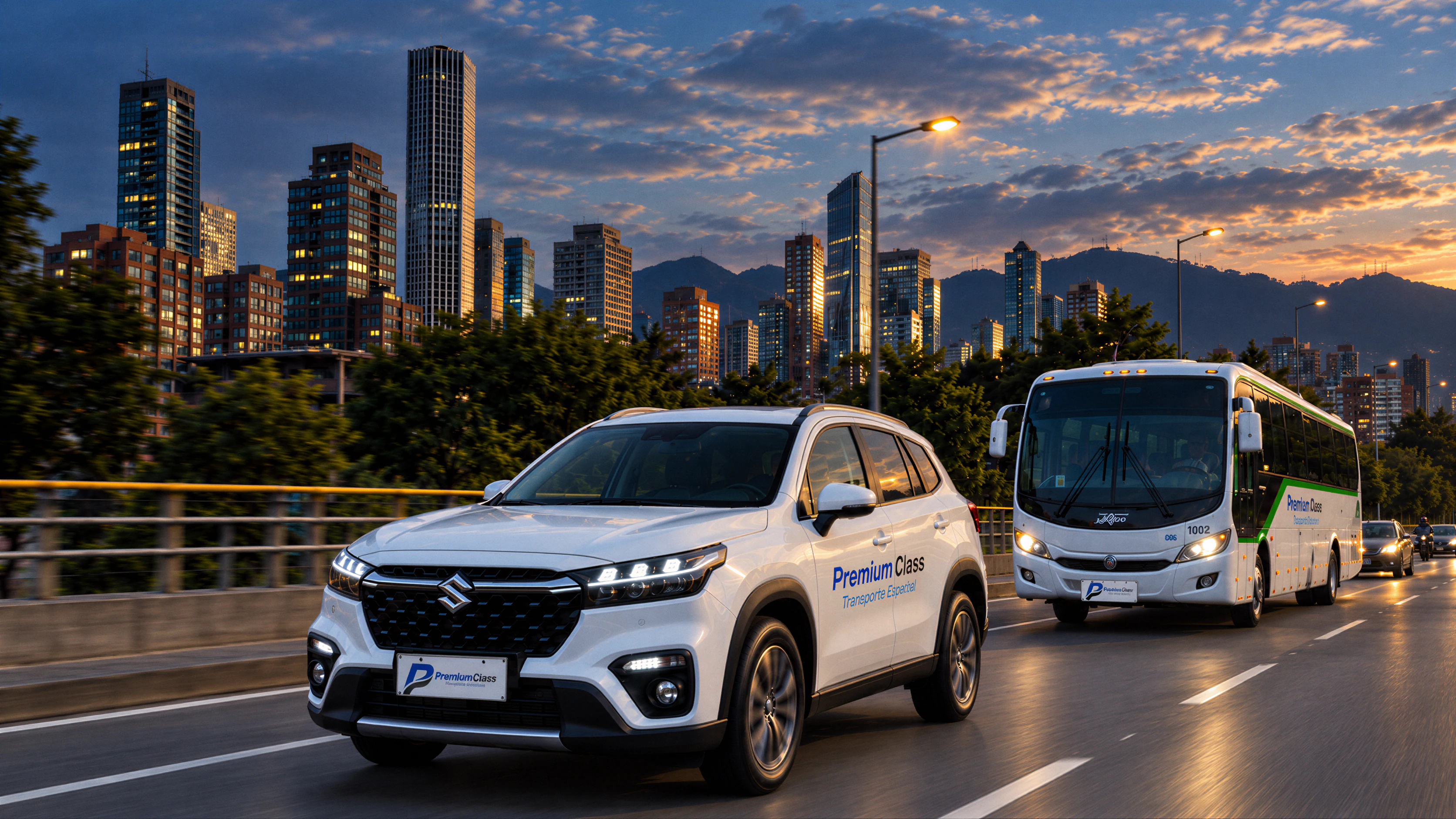 SUV y bus Premium Class para soluciones corporativas