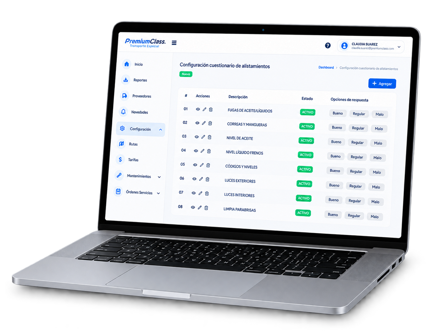 Plataforma de supervisión y control Premium Class